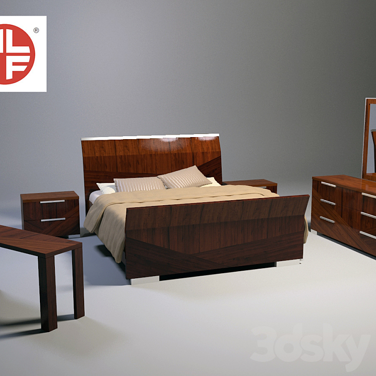 Alf / CAPRI Bed 3D model