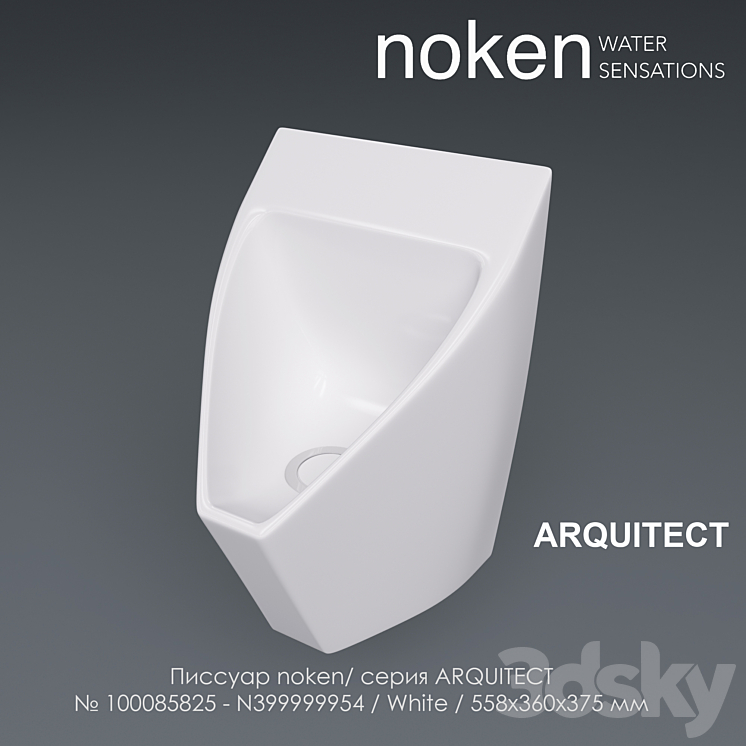 NOKEN ON ARQUITECT Toilet and Bidet 3D model