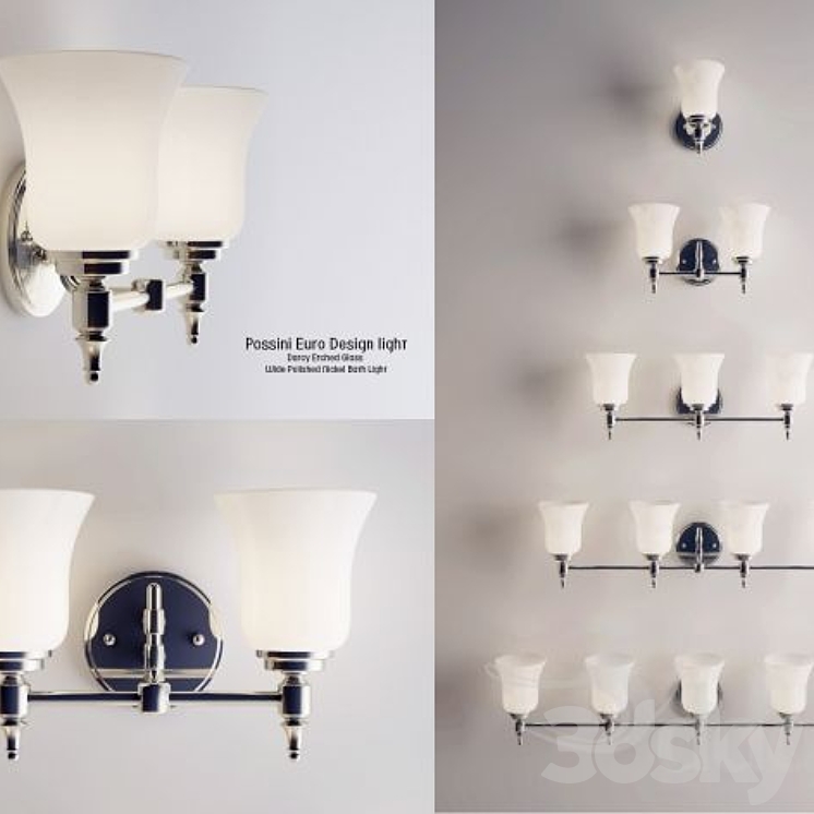 Possini Euro Design light Wall light 3D model