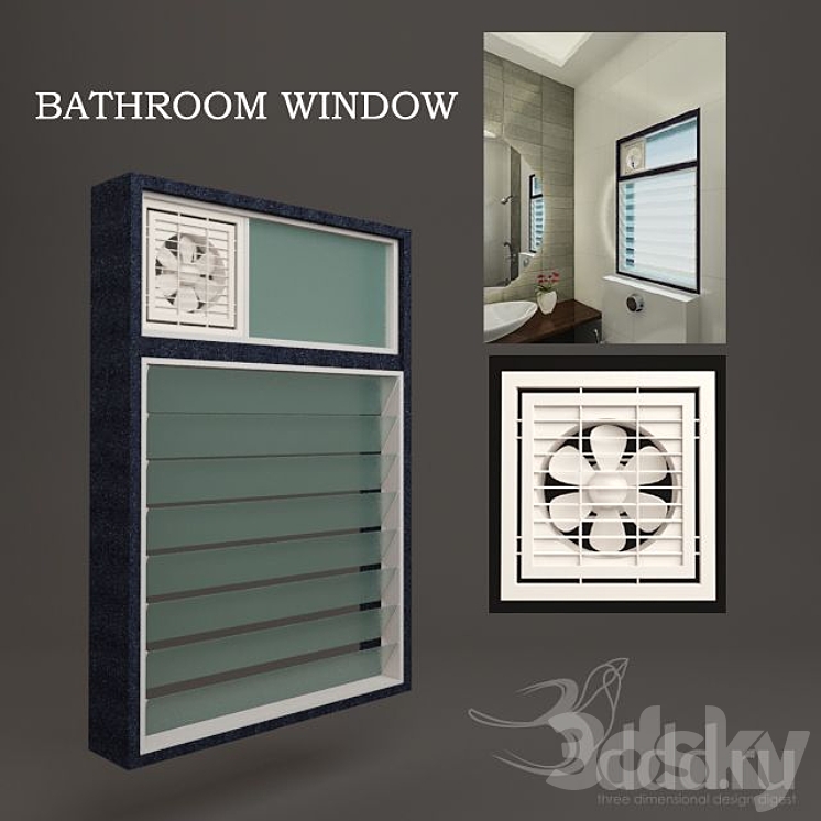 BATHROOM WINDOW - Windows - 3D model
