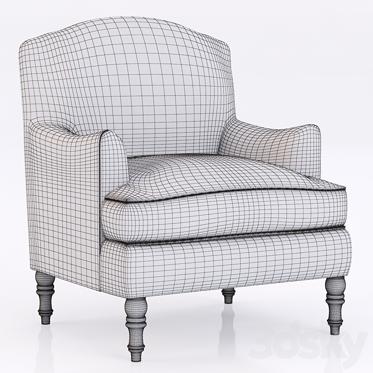 Maries corner Atlanta Arm chair 3D model