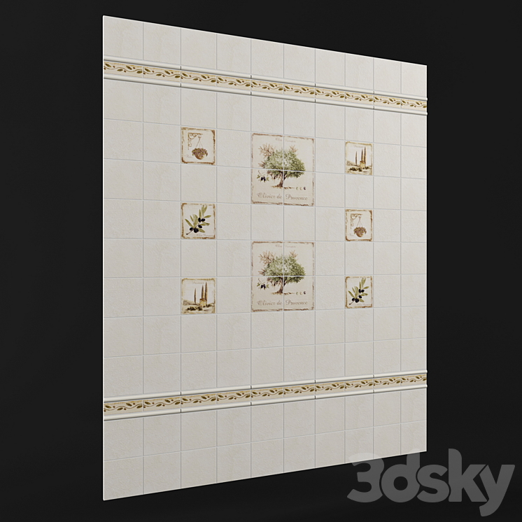 Ceramic tile kerama-marazzi - Bathroom accessories - 3D model