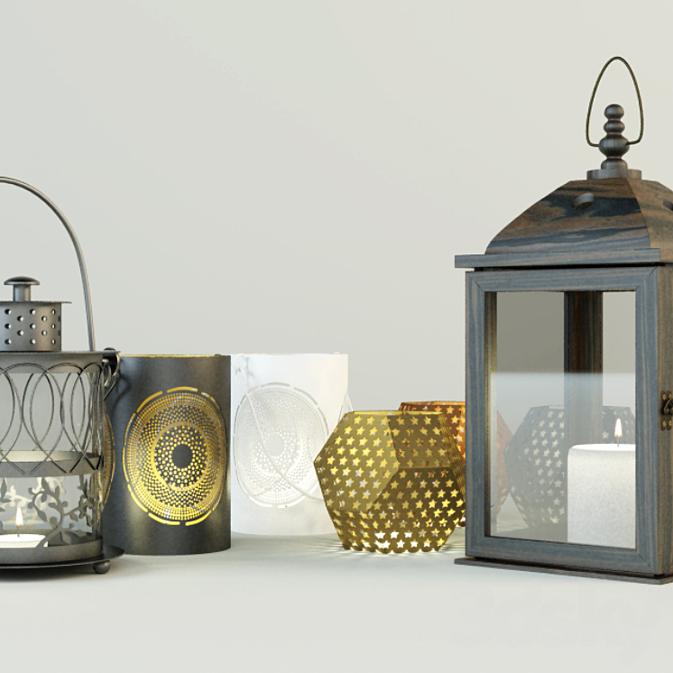Lanterns / Jysk Other decorative objects 3D model