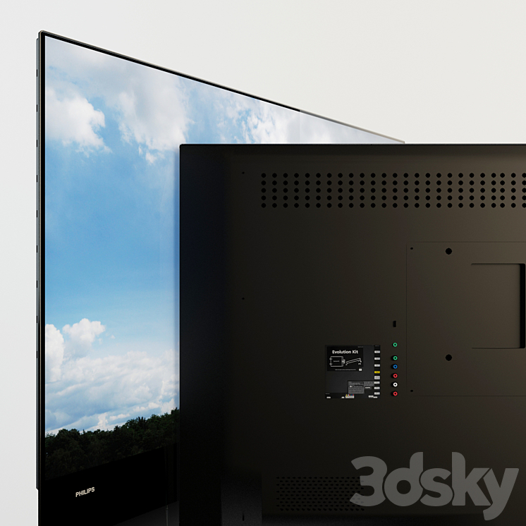 Philips 55PDL8908S - TV - 3D model