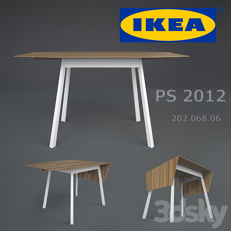 ikea ps 2012 202.068.06 Table 3D model