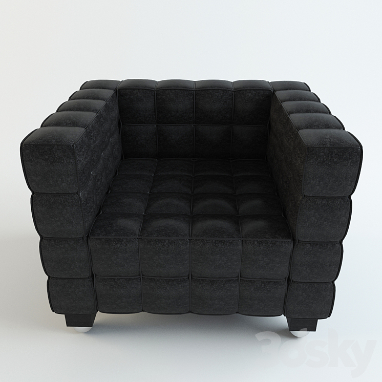 Kubus Sofa and Chair - Sofa - 3D model