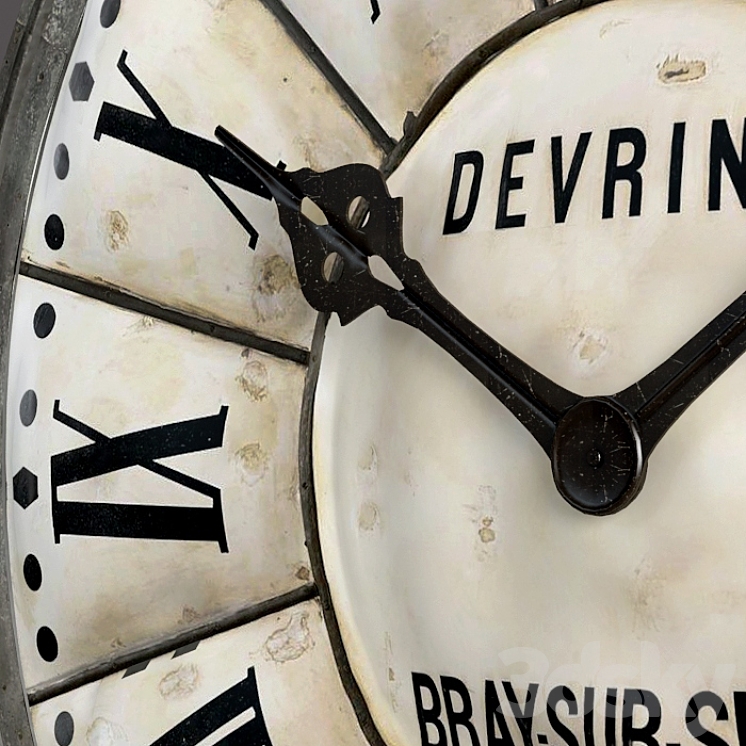 RH TOWER CLOCK Watches & Clocks 3D model