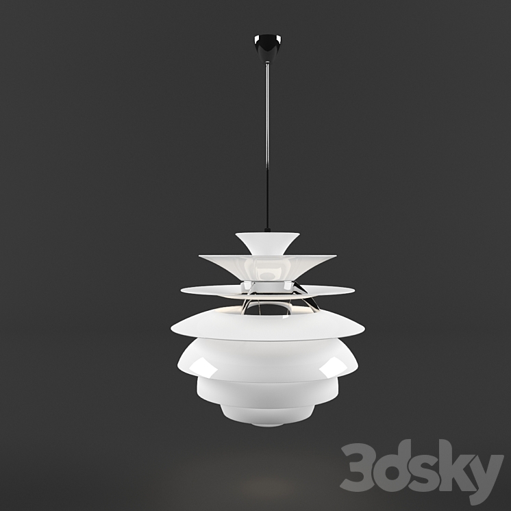 PH Snowball by Louis Poulsen Pendant light 3D model