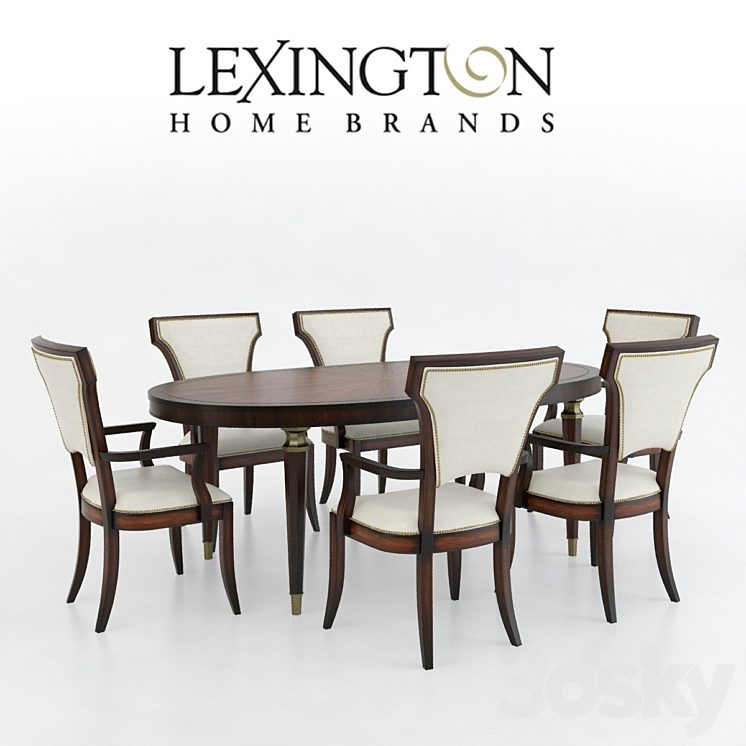 Lexington drake oval dining hot sale table