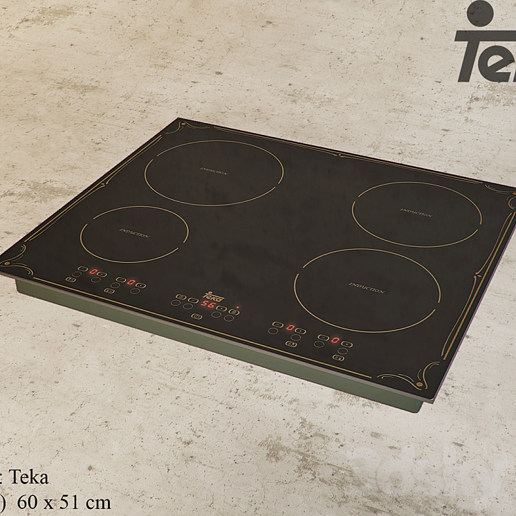 Teka Cooktop Kitchen appliance 3D model