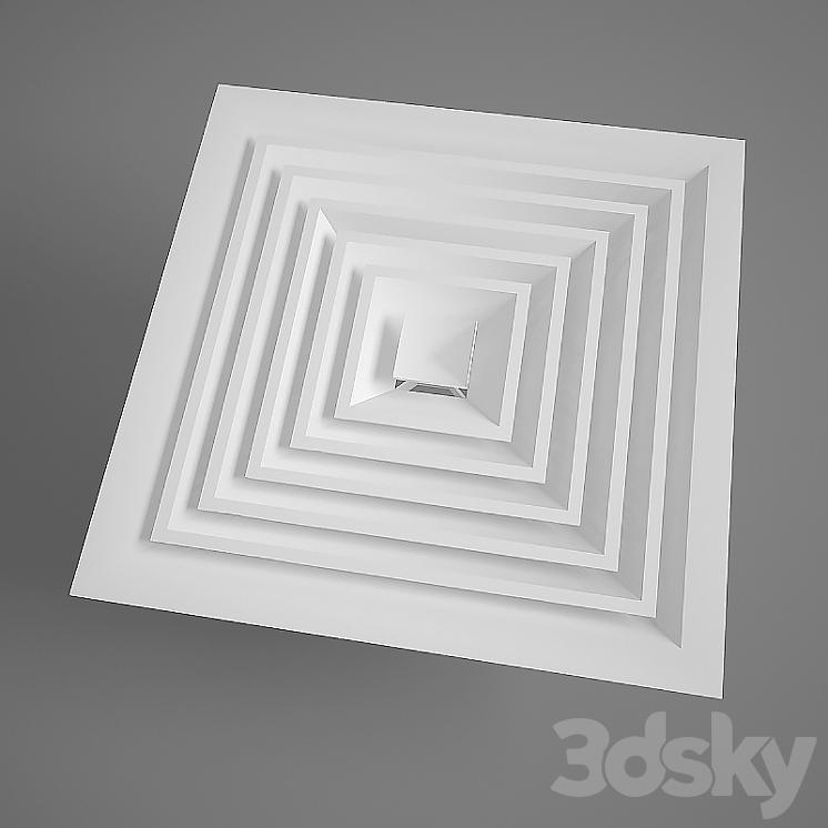 Diffuser 600x600 mm - Miscellaneous - 3D model