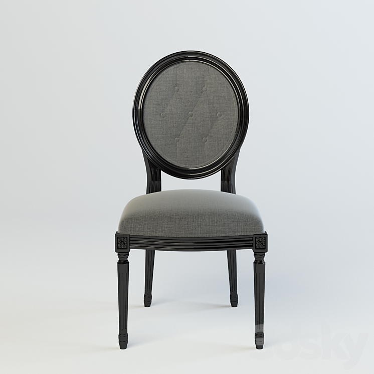 Louis Philip Chair 3D model