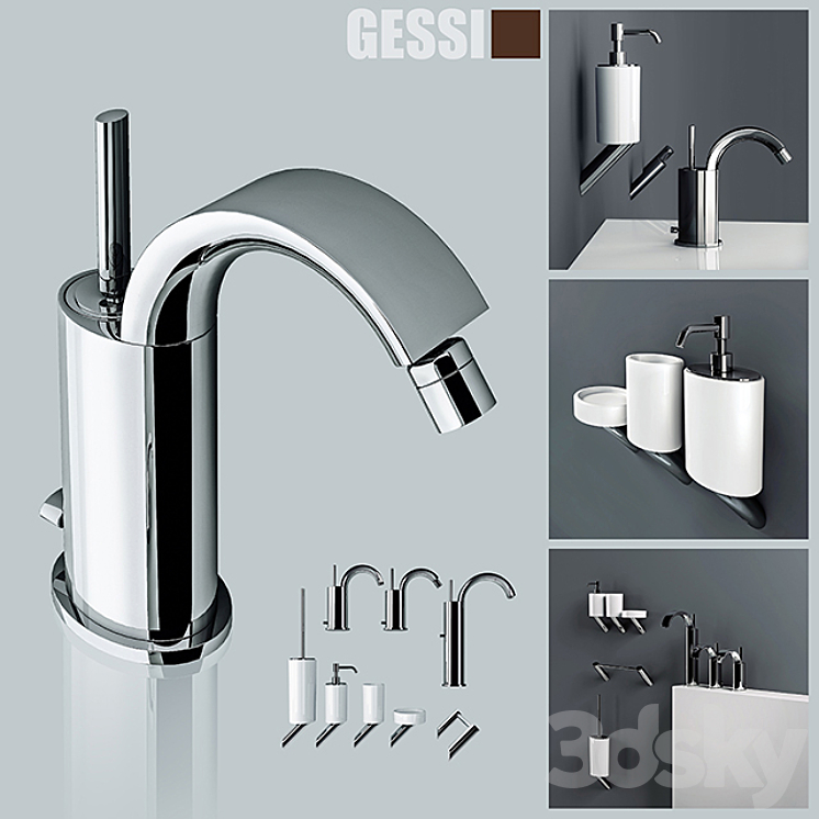 Mixers and accessories GESSI Ovale Faucet 3D model
