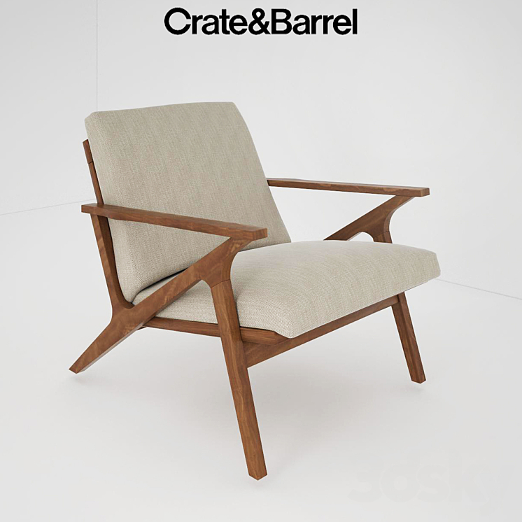 Crate and barrel on sale cavett chair