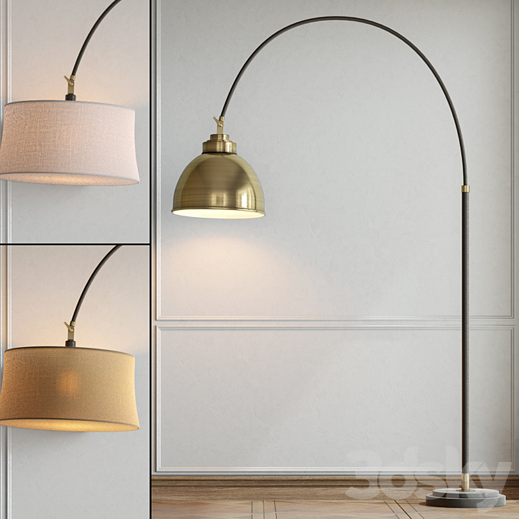 Sectional online floor lamp