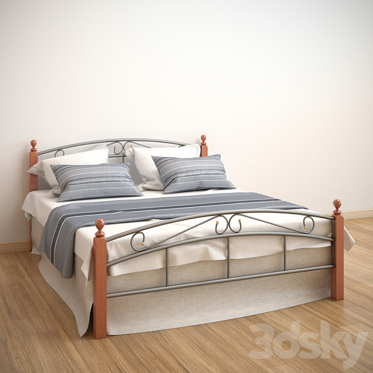 Bed Tetchair AT-8077 - Bed - 3D model