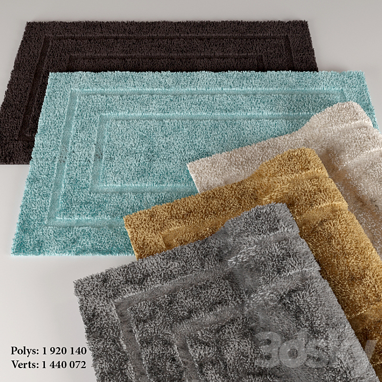 Bath mat Kassatex Bathroom accessories 3D model