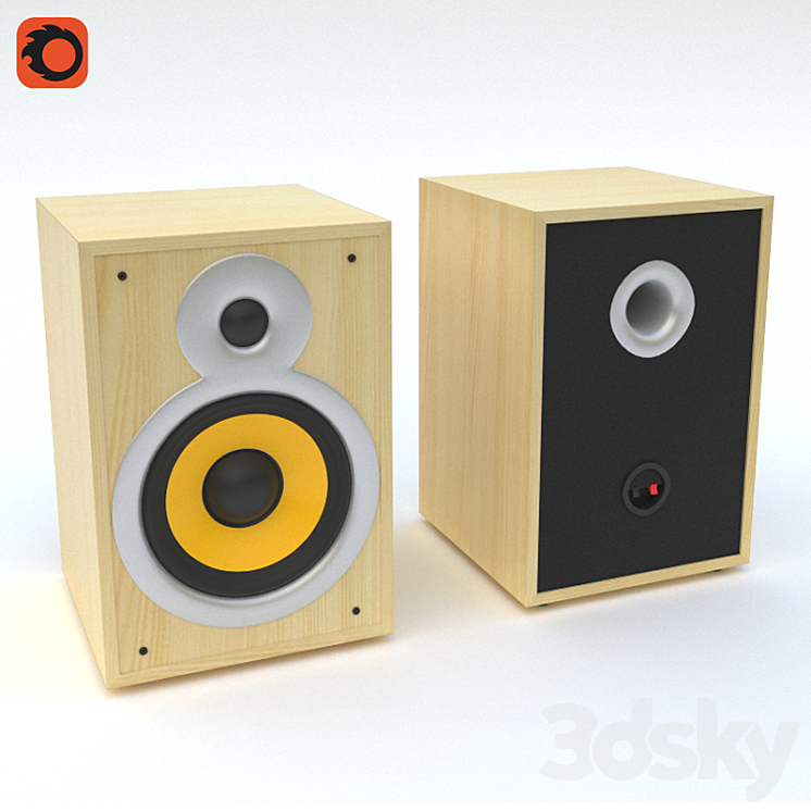 Microlab PRO 3 - Audio tech - 3D model