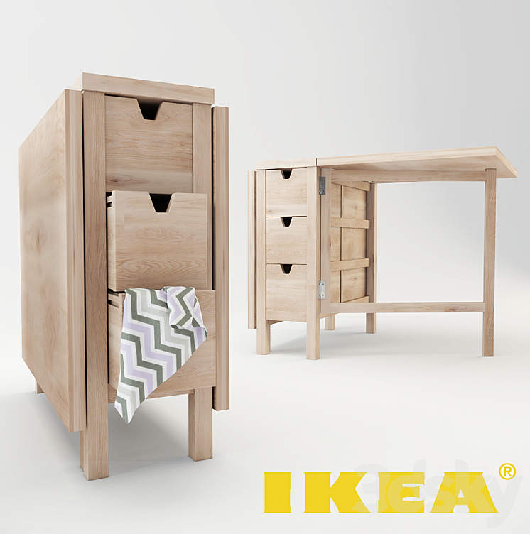 Ikea norden hot sale table dimensions