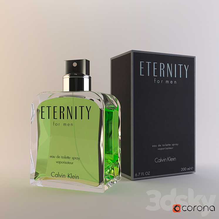 Calvin Klein - Eternity for men 200ml - Bathroom accessories - 3D model