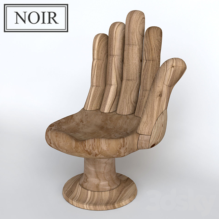 Wood Hand Mannequin | 3D model