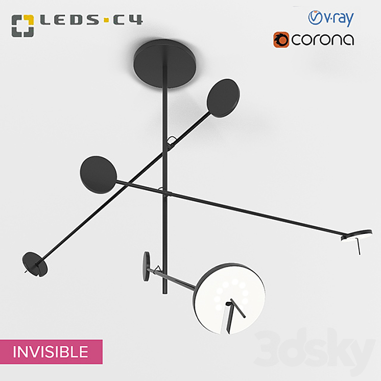 LEDS C4 INVISIBLE pendant lamp 00 5079 05 05 Pendant light