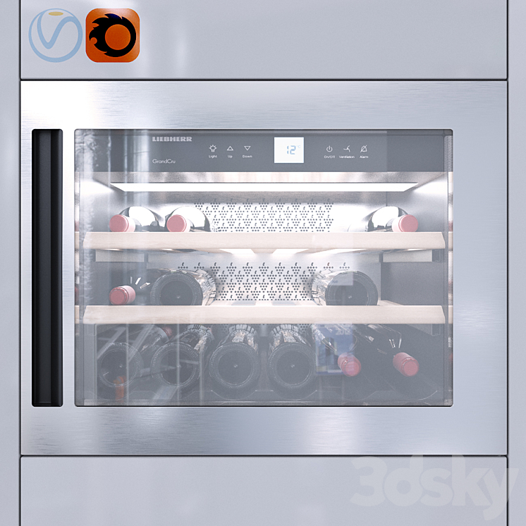 Built-in wine cabinet Liebherr WKEes 553 GrandCru - Kitchen appliance ...