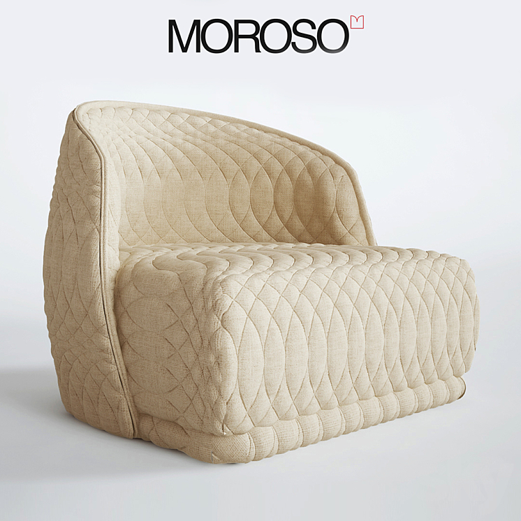 Armchair Redondo Moroso Arm chair 3D model