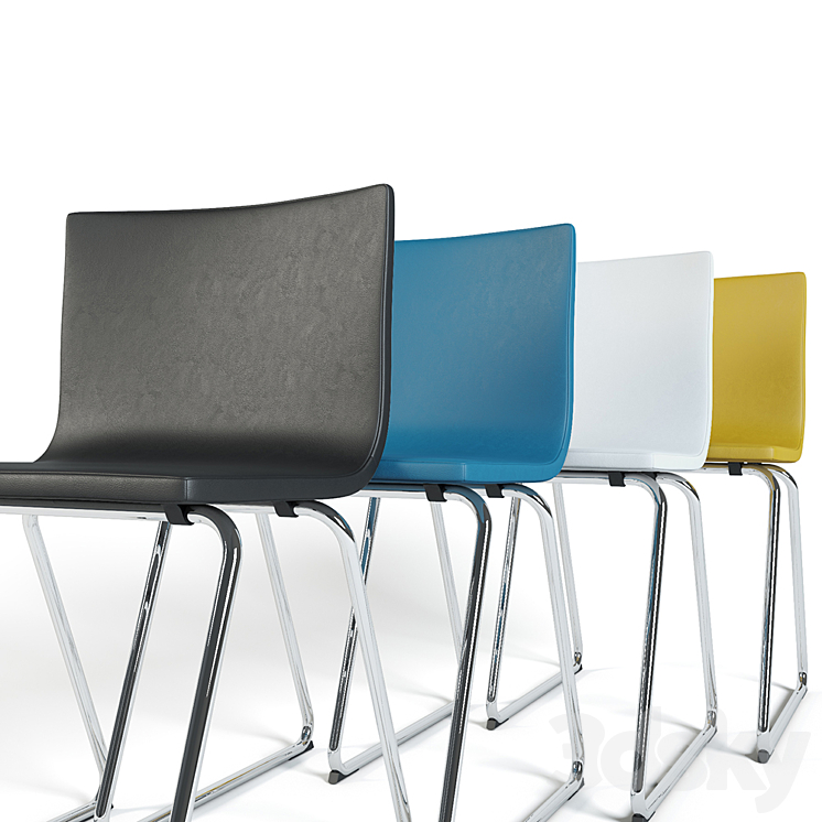 Ikea bernhard chair green best sale