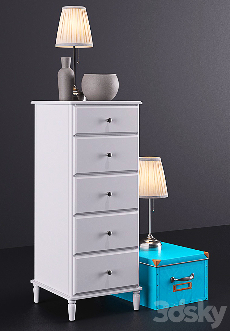 Tyssedal chest of store 6 drawers