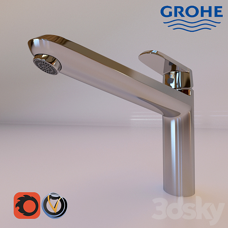 Grohe Eurodisc Cosmopolitan Faucet 3D model