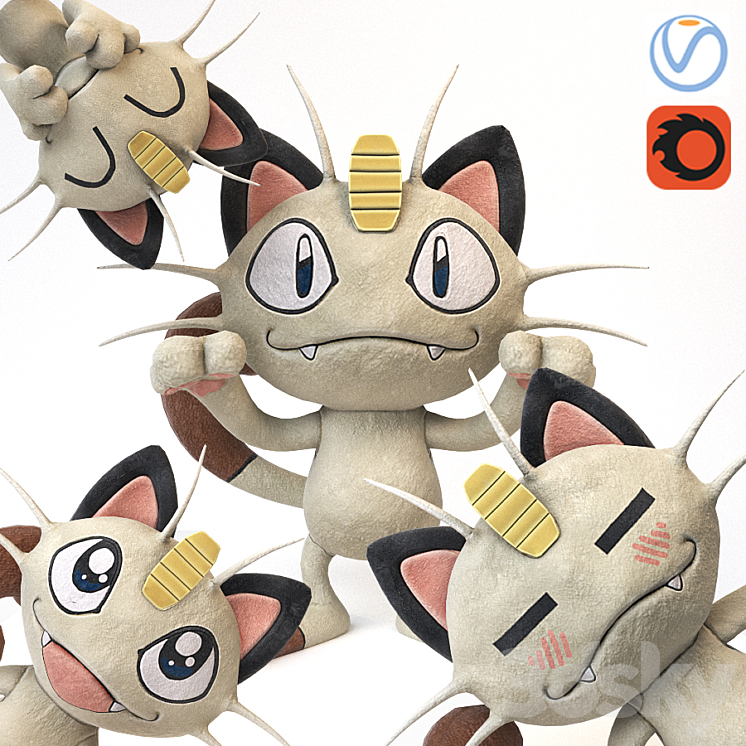 Meowth doll hot sale