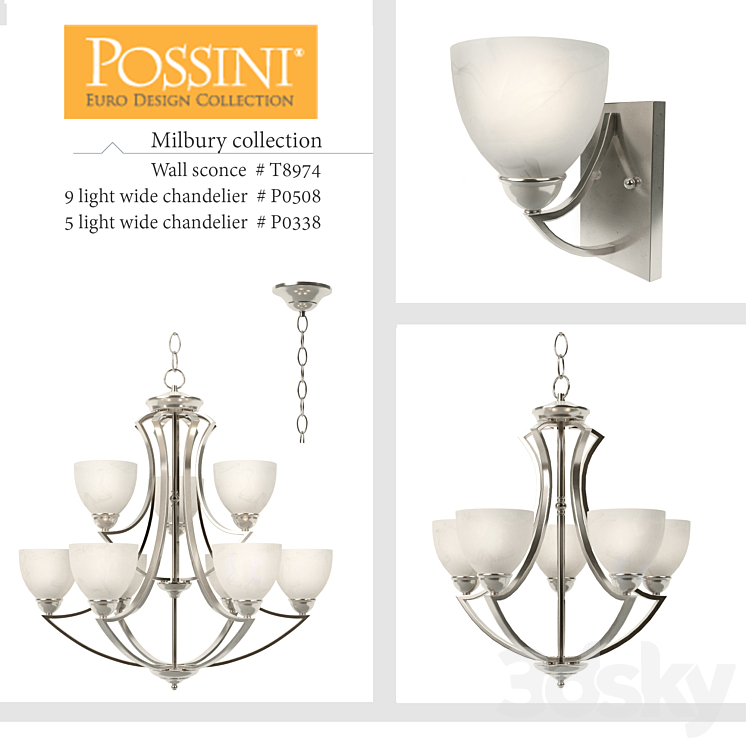 Lamps Possini Euro Design Milbury