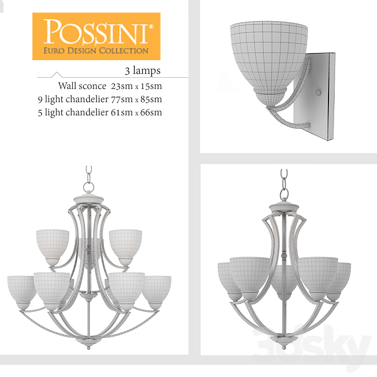 Lamps Possini Euro Design Milbury