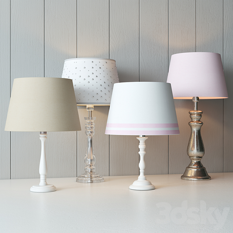 PotteryBarn Kids table lamps Table lamp 3D model