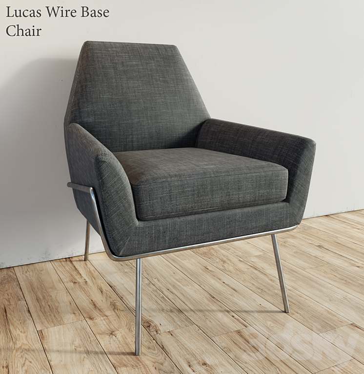 Chair with wire 2025 base