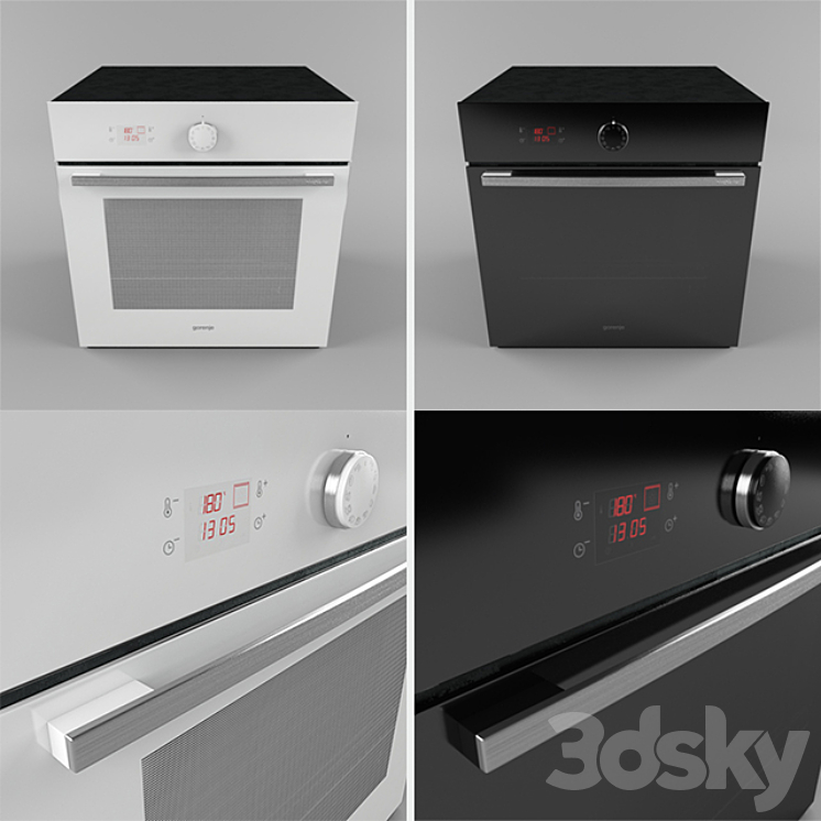 Builtin oven Gorenje BO75SY2B Kitchen appliance 3D model