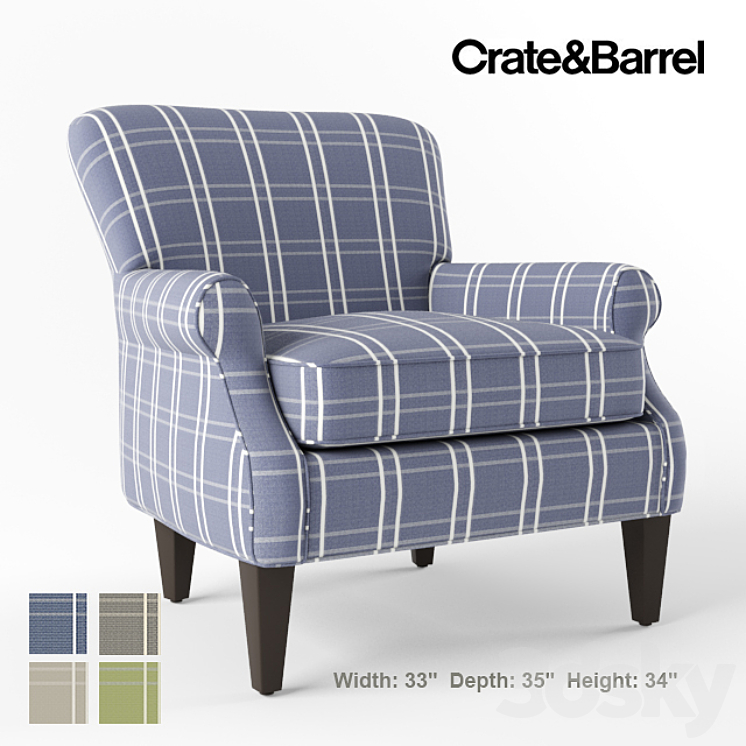 Crate and hotsell barrel elyse chair