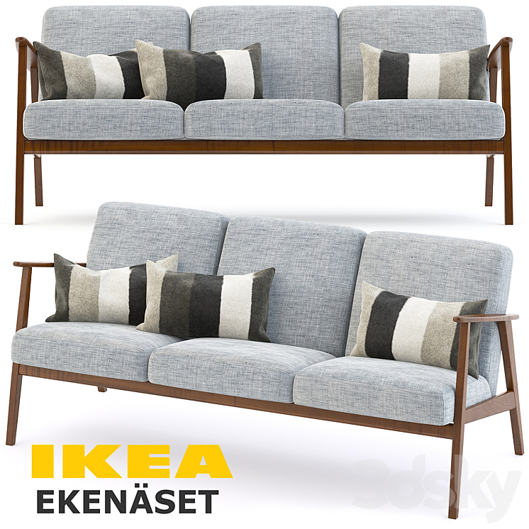 Staat Beringstraat werk IKEA EKENÄSET (EKENASET) - Sofa - 3D model