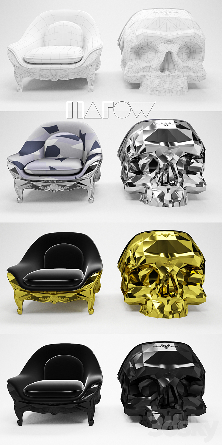 Skull armchair hotsell