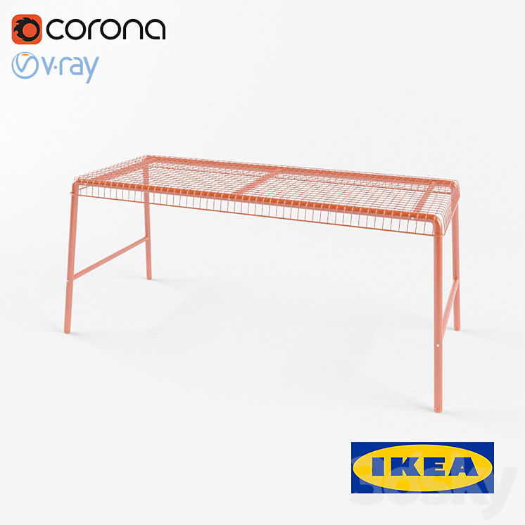 Ikea metal bench deals