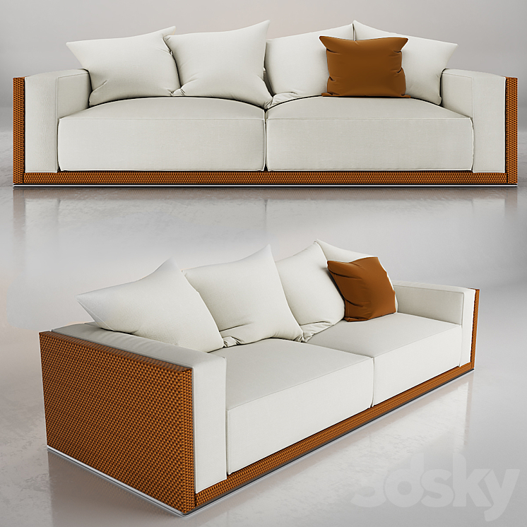 Fendi Freedom Sofa Sofa 3D model