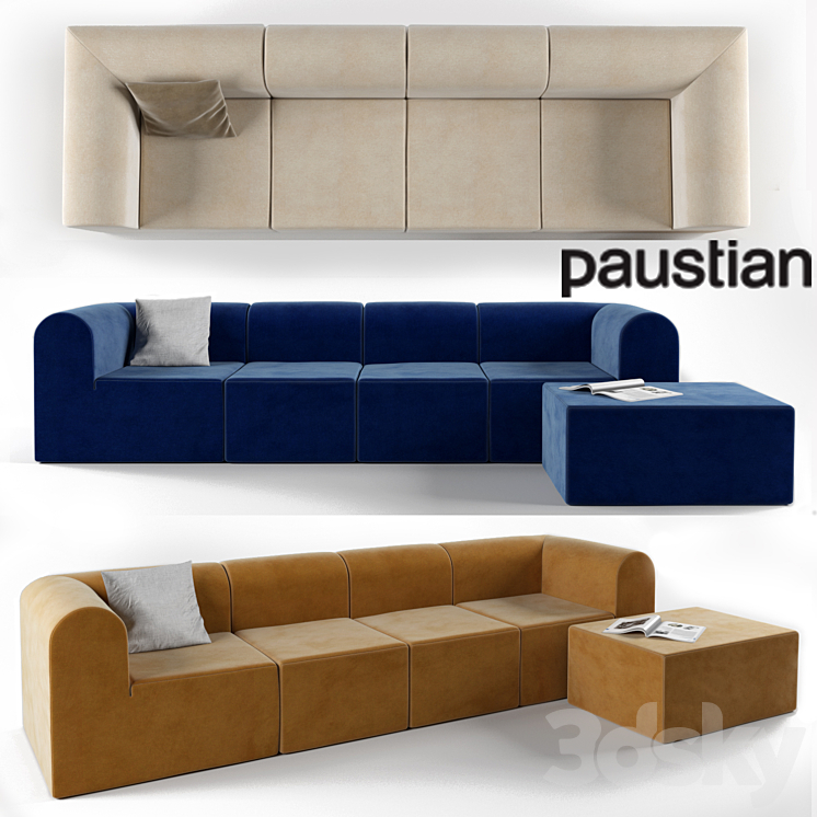 Paustian Modular Sofa Sofa 3D model