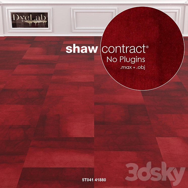 Shaw Carpet Dye Lab No 5 Carpets 3D model