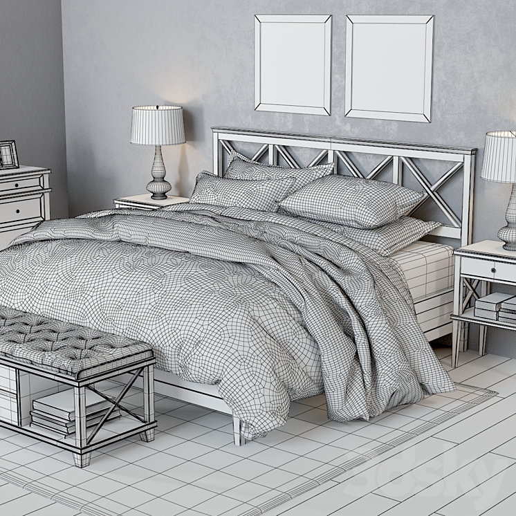 Clara lattice on sale platform bed