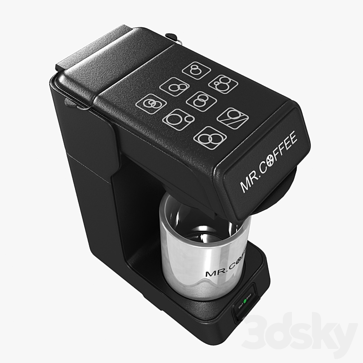Mr coffee maker Kitchen appliance 3D model