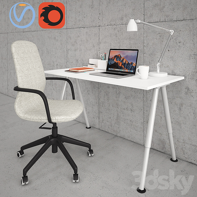 Ikea thyge shop desk