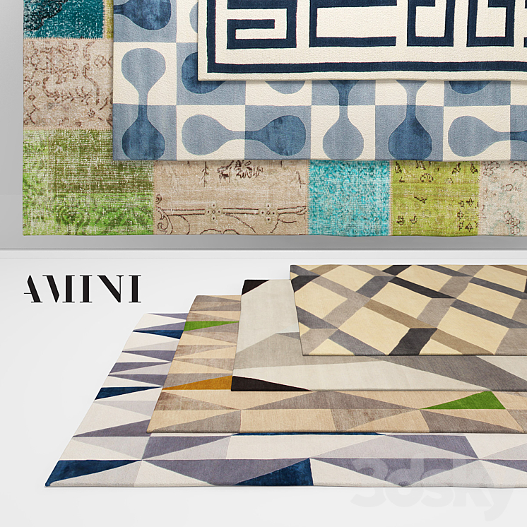 Amini Rugs part 2 Carpets 3D model