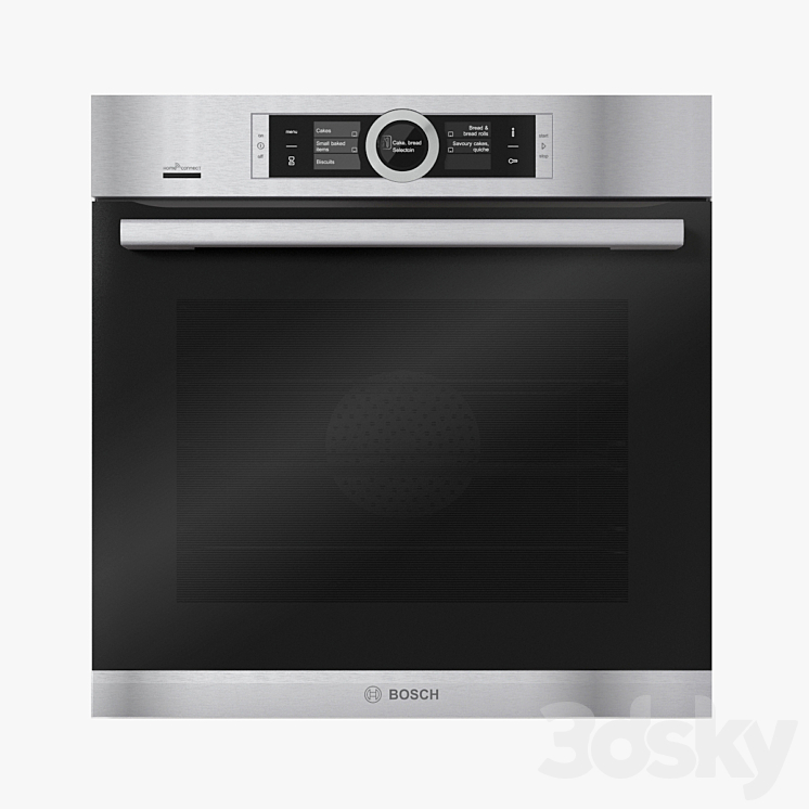 Bosch builtin oven HBG6764S6B Serie 8 Kitchen appliance 3D model