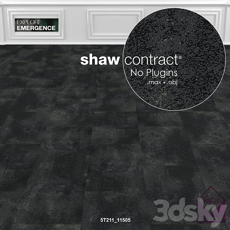 Shaw Carpet Emergence Depth 02 Carpets 3D model